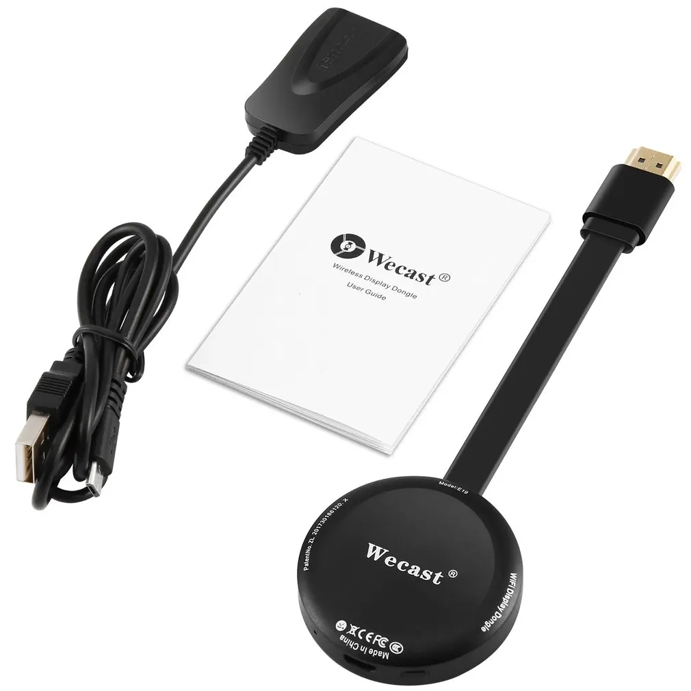 Wecast Miracast HD 1080P HDMI беспроводной WIFI Дисплей адаптер для Android смартфонов/планшетов Mac