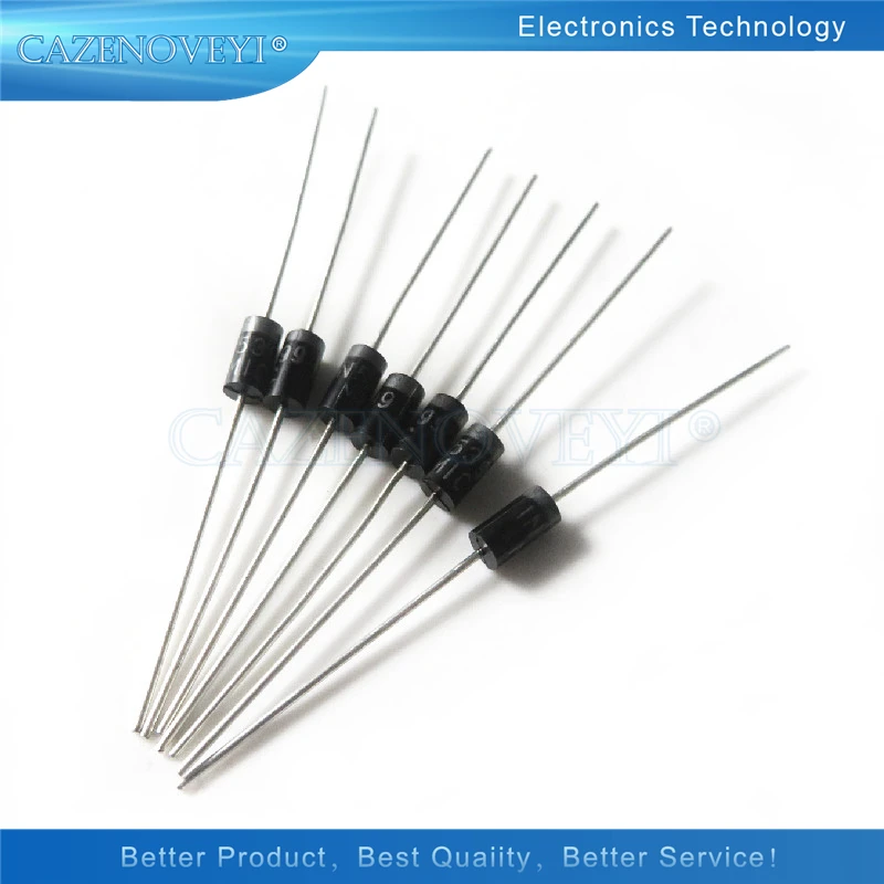50PCS 1N5817 1N5819 1N5399 1N4937 1N4004 Schottky Rectifier Diode 1N4001 1N4007 UF4007 HER107 FR207 FR157 FR107 RL207 DO 41|Диоды| |