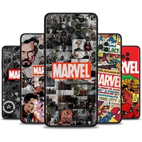 marvel hero comic cell phone case for xiaomi poco x3 nfc m3 pro 5g f1 f3 gt m4 mi 11 lite 11t 10t 9t note 10 cover coque