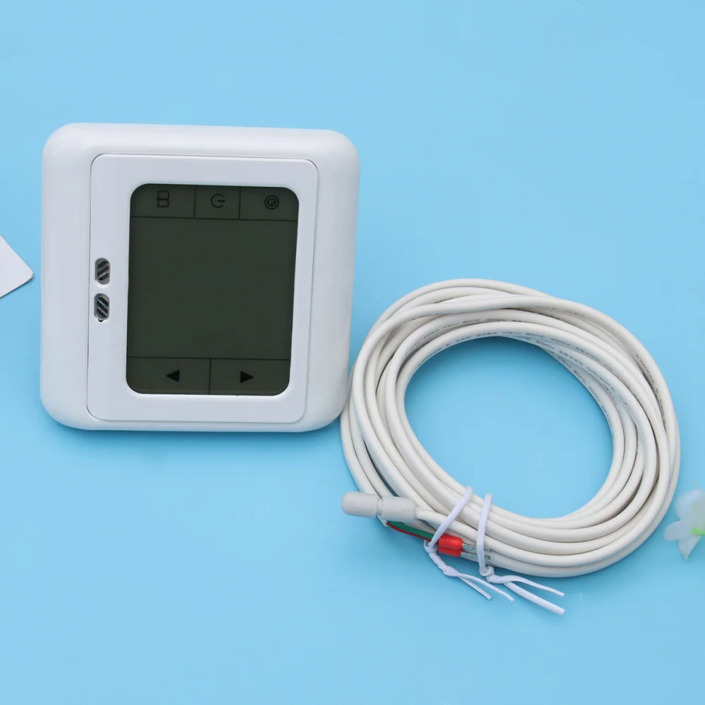 

Programmable Digital Thermoregulator Touch Screen Room Heating Thermostat Underfloor Heating for Warm Floor Electric Heating Sys