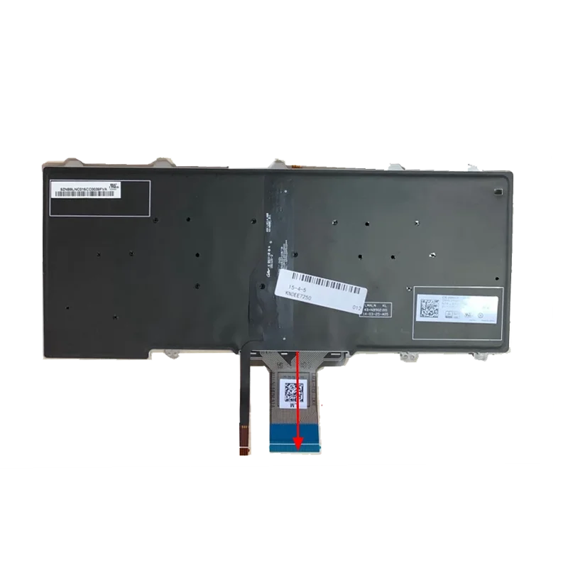 Оригинальные новые положительные клавиатуры с подсветкой US для ноутбука Dell Latitude