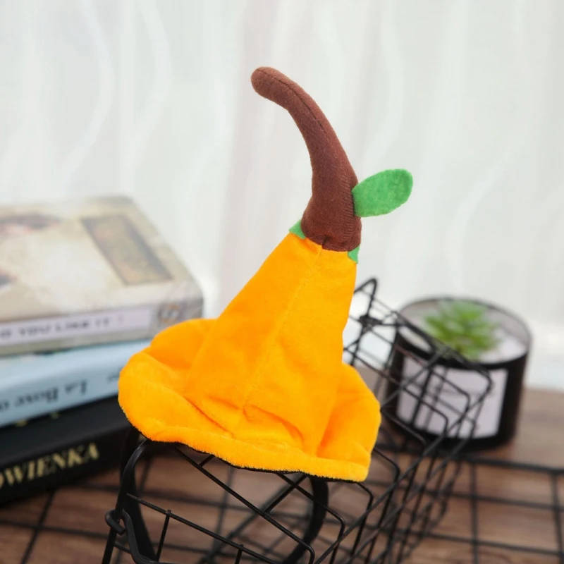 Новое поступление милая шляпа ведьмы в виде тыквы для Хэллоуина головной убор