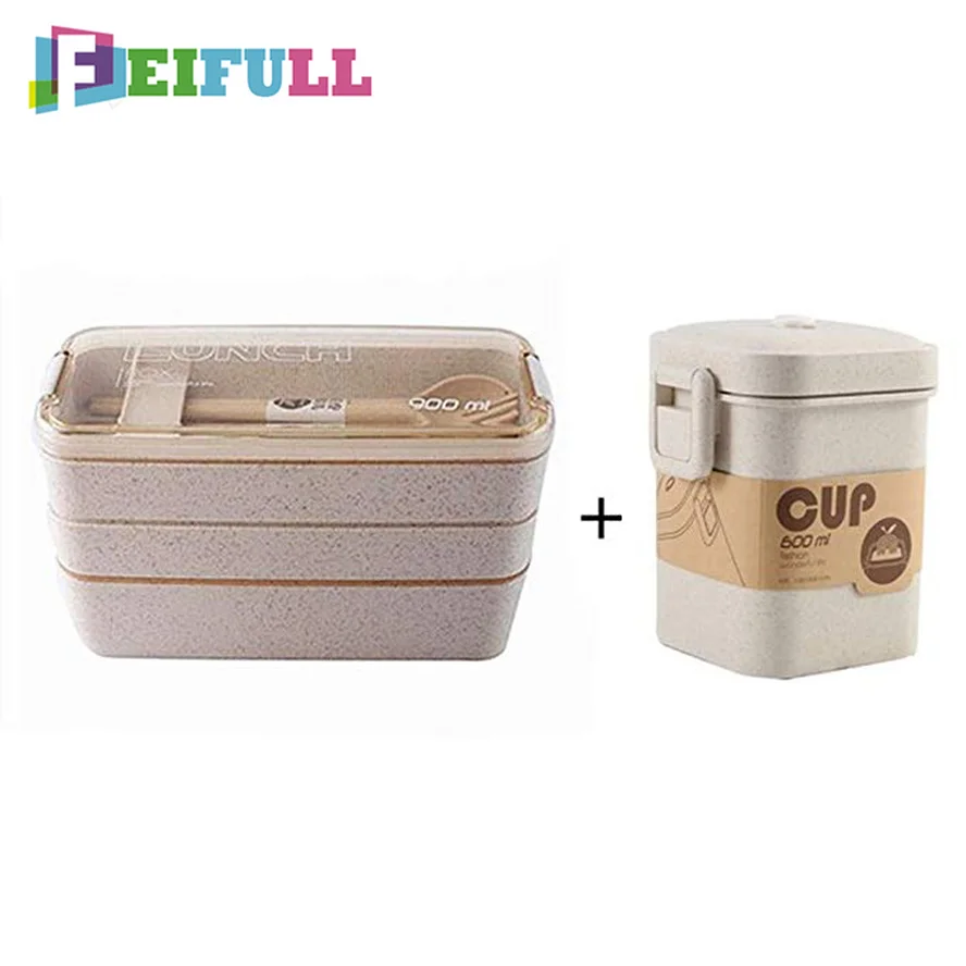 Ланчбокс для микроволновой печи 3 слоя 900 мл | Дом и сад