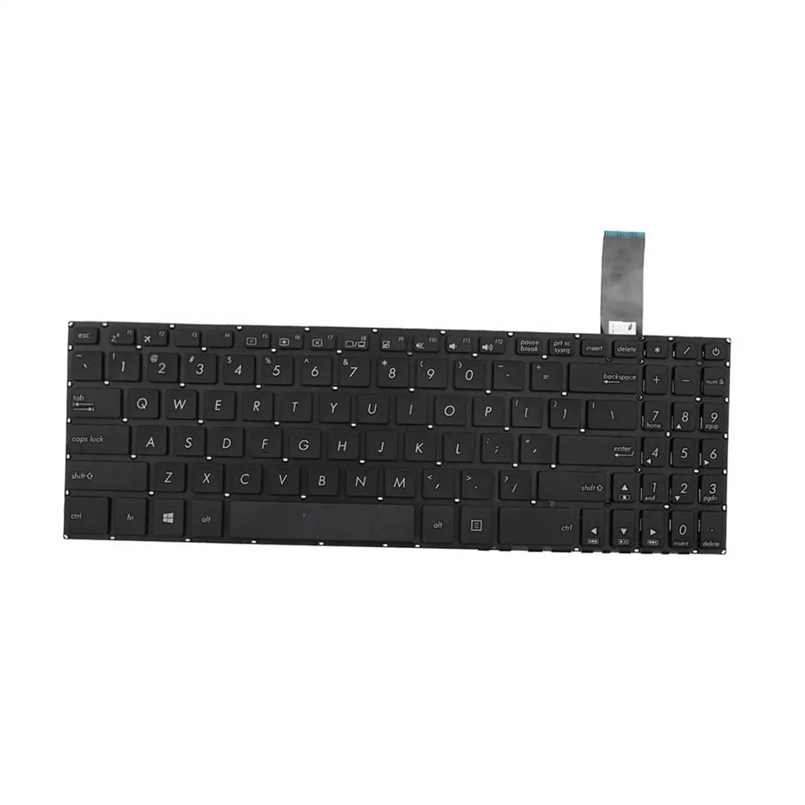 

Replacement Keyboard Without Backlit Without Frame Notebook Keyboard for ASUS YX570
