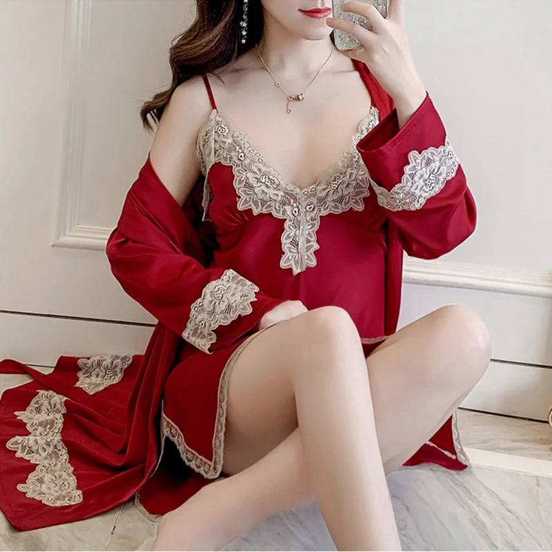 Новинка комплект из 5 предметов женская пижама Высококачественная пикантная