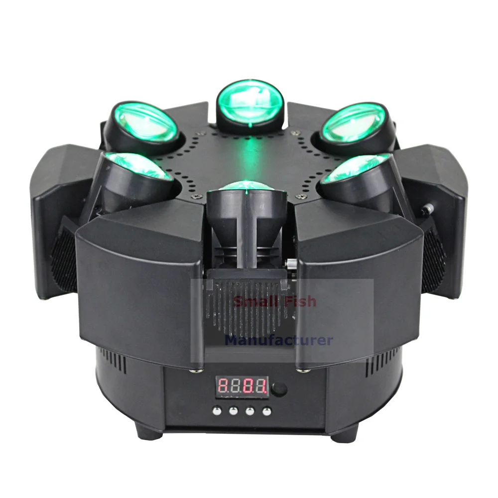 2020 Новое поступление светодиодный 6 головка Smart пучка движущихся RGBW 17/38CH DMX