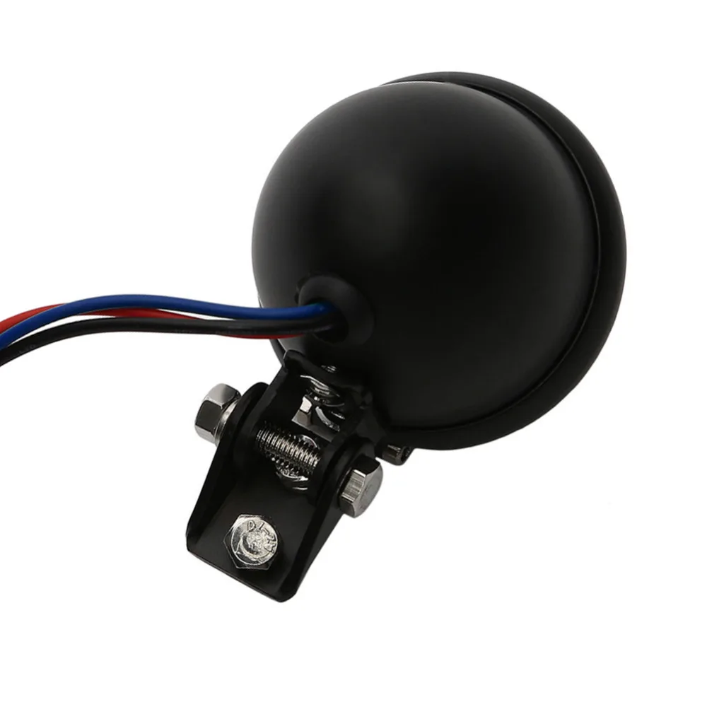 

Black Motorcycle LED Bates Style Taillights Tail Brake Light Smoke Lens Rear Stop Lamp for Harley Vintage Custom Scrambler Racer