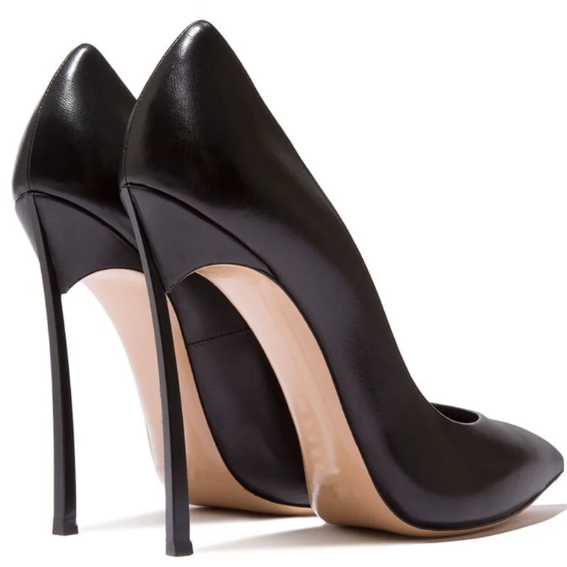

2021 Pointed Toe Pumps 10cm High Thin Heel Pumps Elegant Ladies Party Office Shoes plus size escarpins femme petit talon