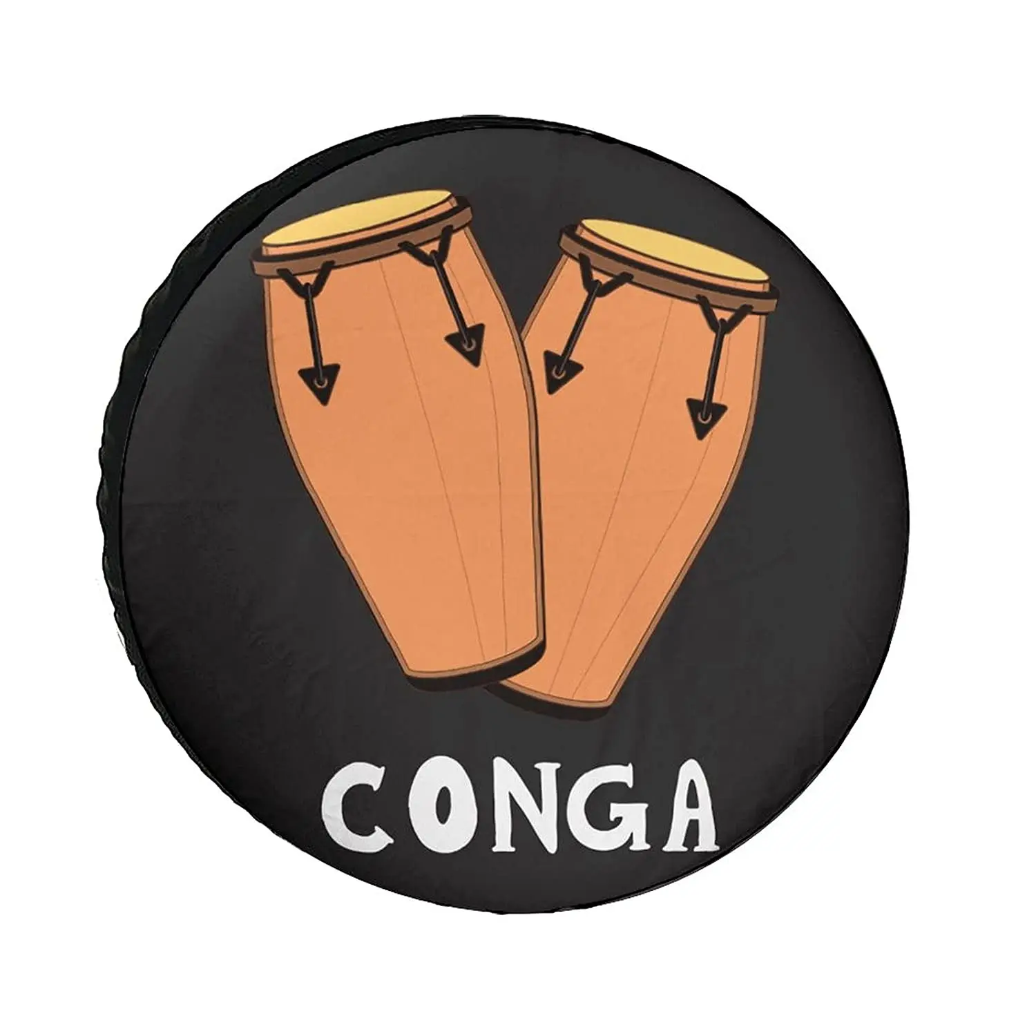 

Conga Cool Drum Universe Exploration Tire Covers Wheel Cover Protectors Weatherproof UV Protection
