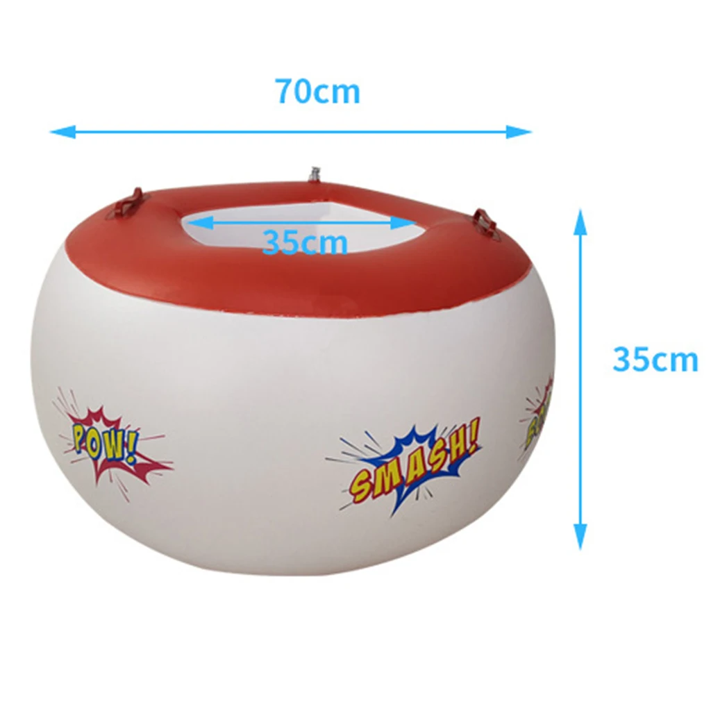 

2 Pieces of Kids Competitive Inflatable Bumper Ball Outdoor Sports Toys Park Courtyard Picnic Game Supplies Playground Equipment