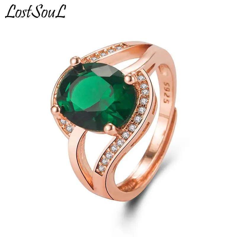 

Женское кольцо из серебра 925 пробы, с изумрудом