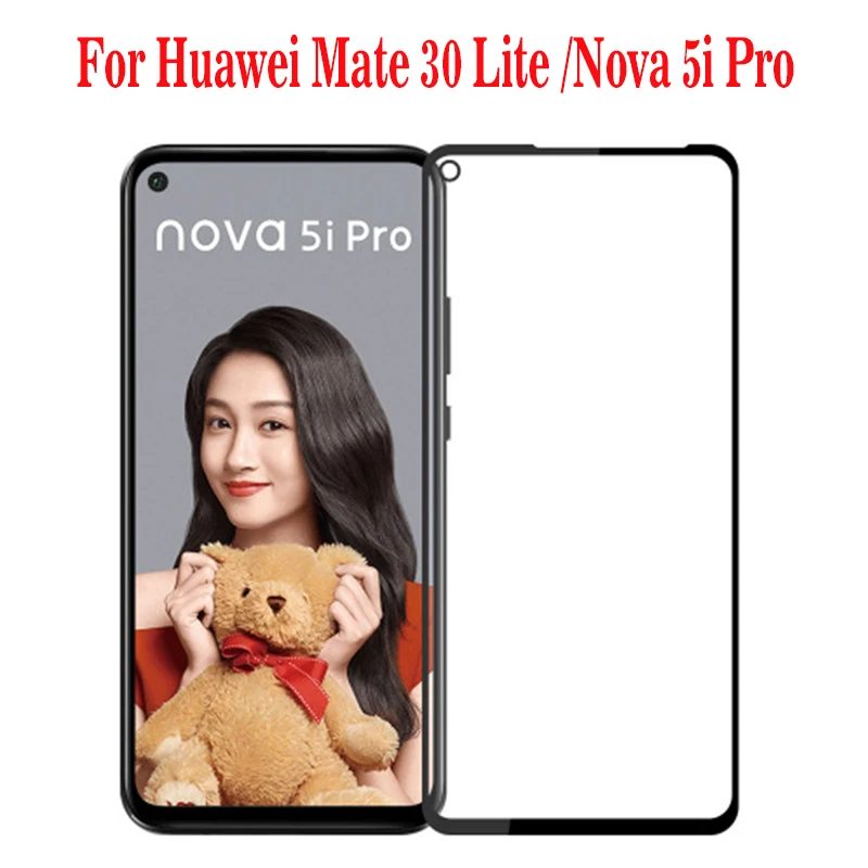 3D закаленное стекло для huawei mate 30 Lite Полное покрытие 9H Защитная пленка экрана