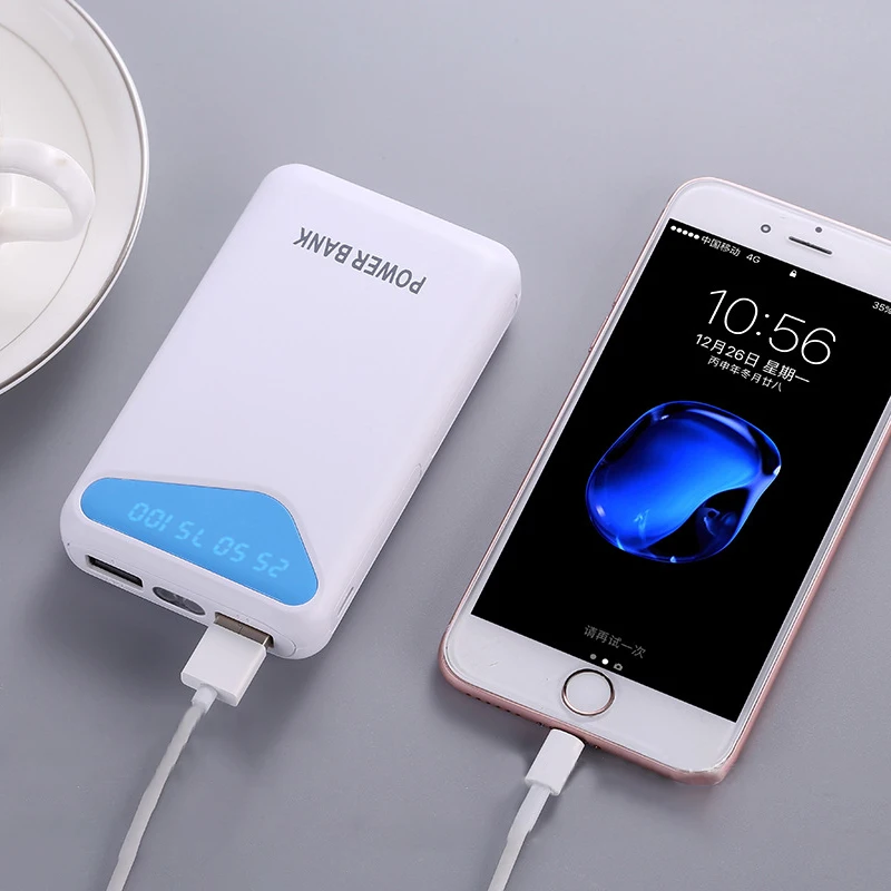 Новый внешний аккумулятор 10000 мАч для Xiaomi Redmi Mi power Bank портативное зарядное