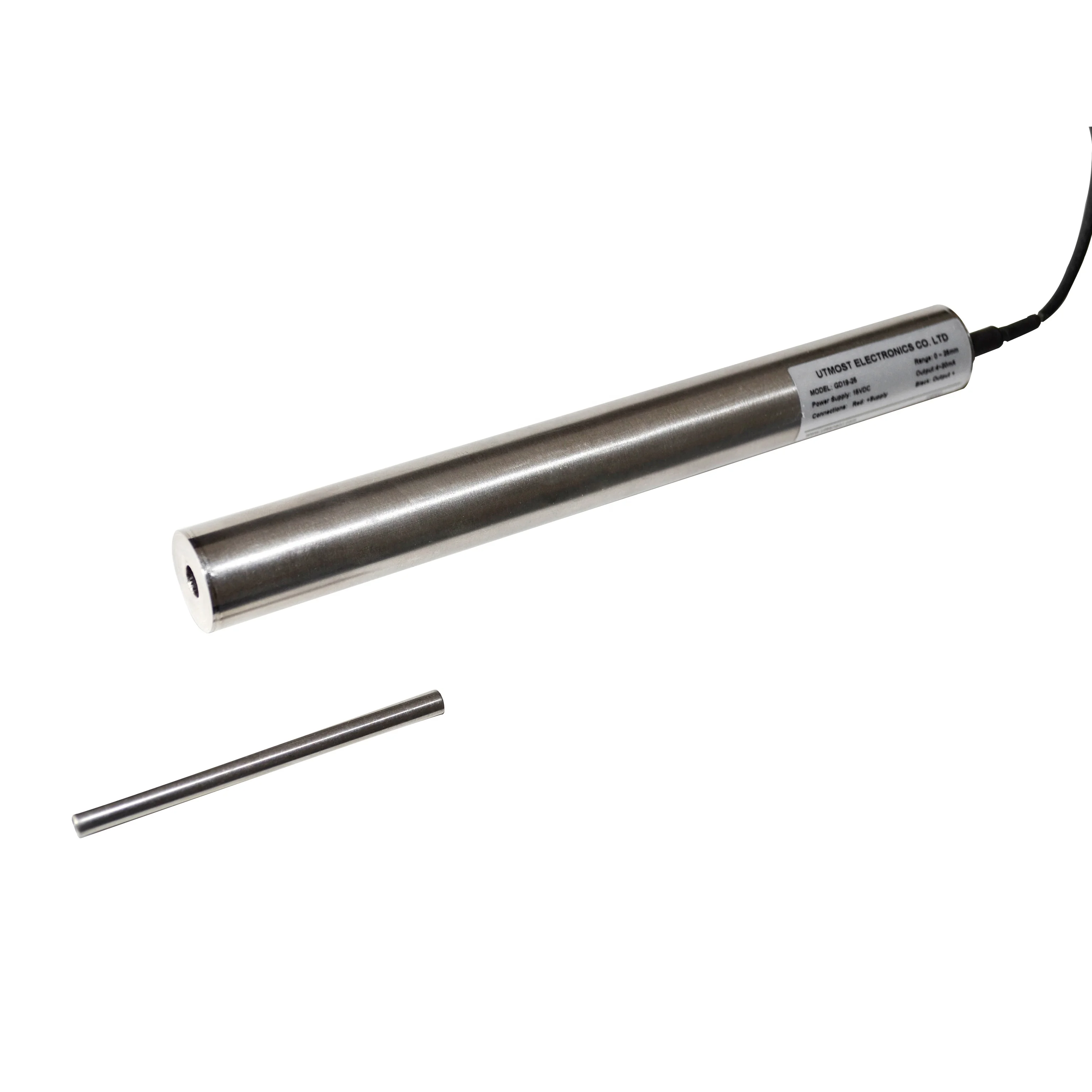 high stability 1-5V 4-20mA DC signal LVDT position sensor-Stroke range 0-5mm | Instrument Parts &amp Accessories