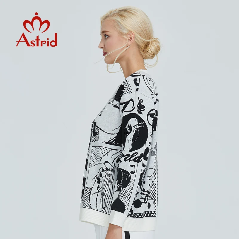 Astrid 2019 Осенний новый пуловер женский высококачественный плюс размер популярный