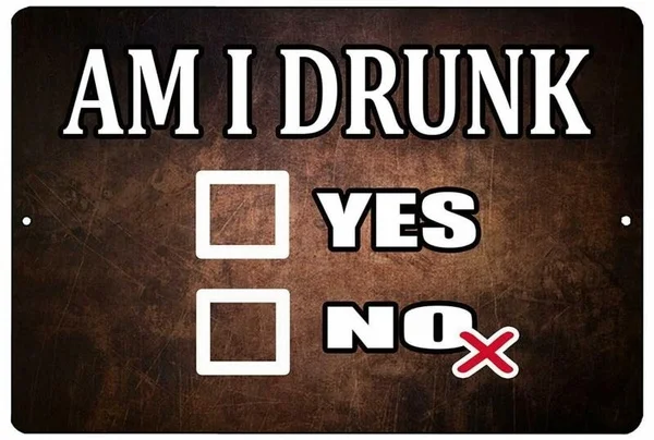 

Забавный саркастический металлический жестяной знак стена мужская пещера Бар Пиво питье я пьян подарок