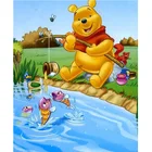 Алмазная картина сделай сам Disney, наборы для вышивки крестиком Винни-Пуха, мозаика, вышивка из страз, квадратный холст, домашний декор