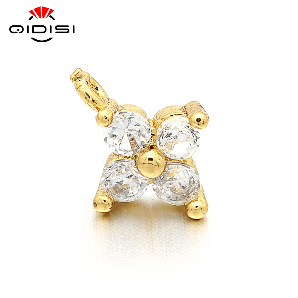 Кулон с кулоном из кубического циркония аксессуары DIY подвески для браслетов