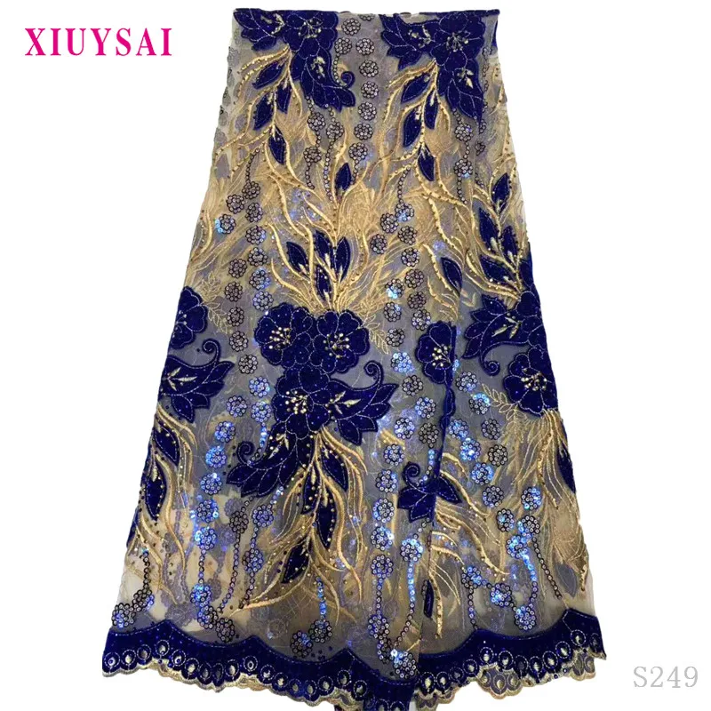 Новейшая африканская кружевная ткань 2020 высококачественные бархатные кружева