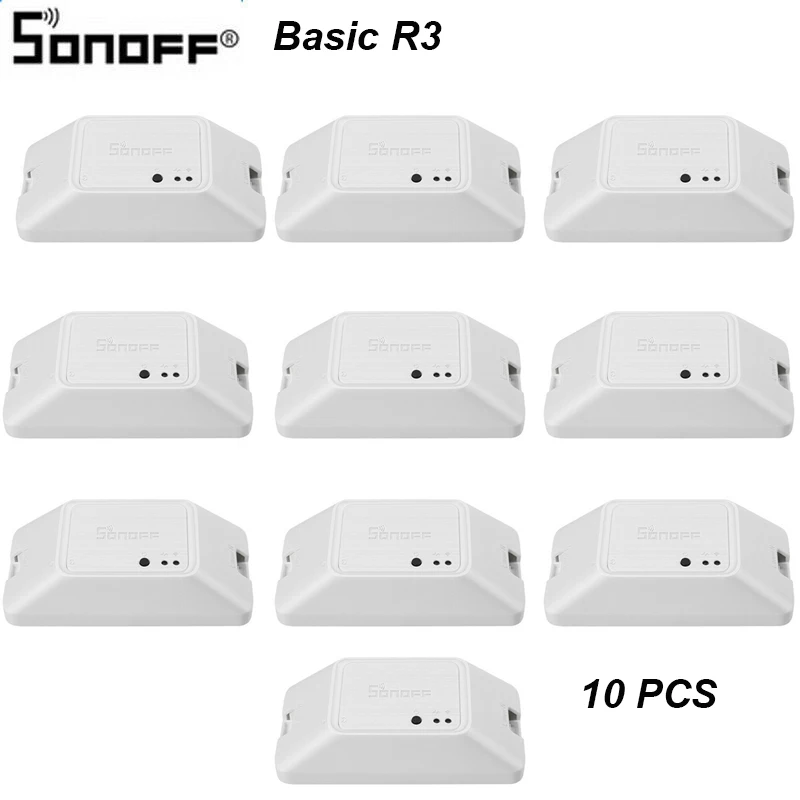 Sonoff базовый R3 Wifi переключатель DIY беспроводной пульт дистанционного управления Domotica светильник интеллектуальное реле для домашней автоматизации модуль контроллера Alexa совместимый