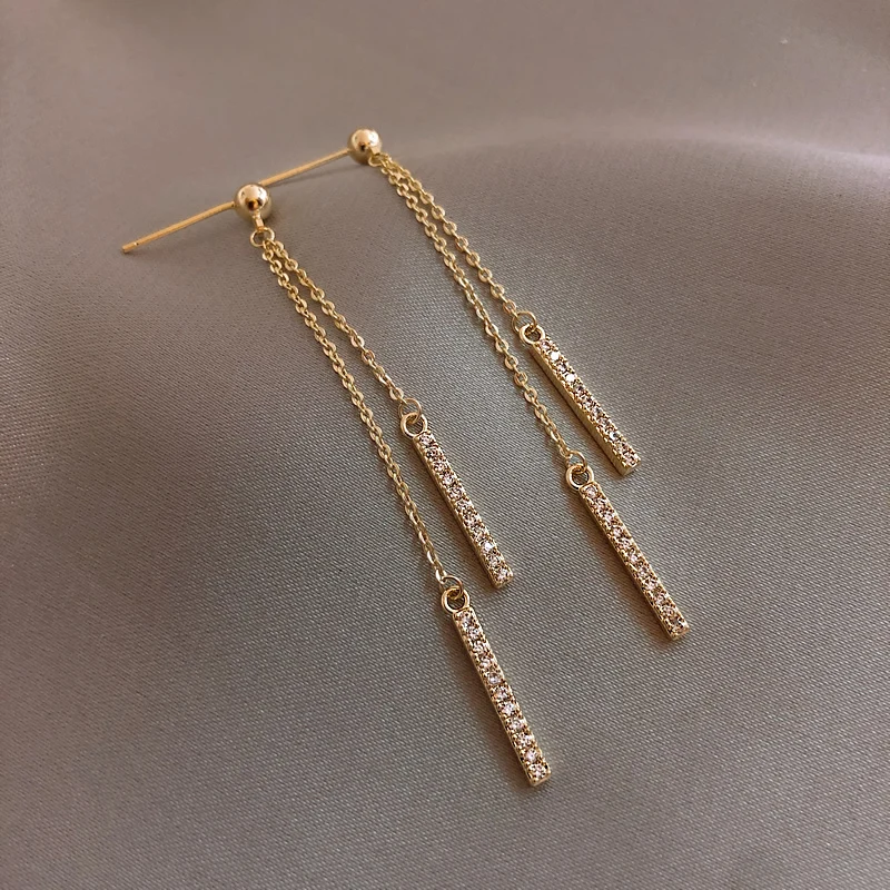 Новое поступление 2019 металлические классические женские висячие серьги с