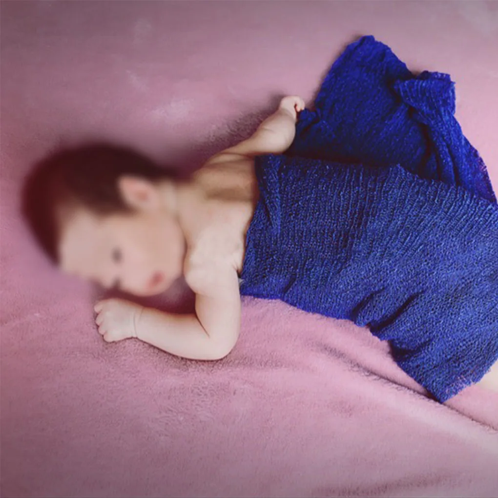 

Baby Photography Props Blanket Wraps Stretch Knit Wrap Newborn Photo Wraps Cloth Accessories Photo Shooting Baby Photo 35*150cm