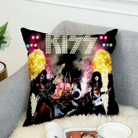 kiss rock roll all nite party pillow case polyester decorative pillowcases throw pillow cover style 6