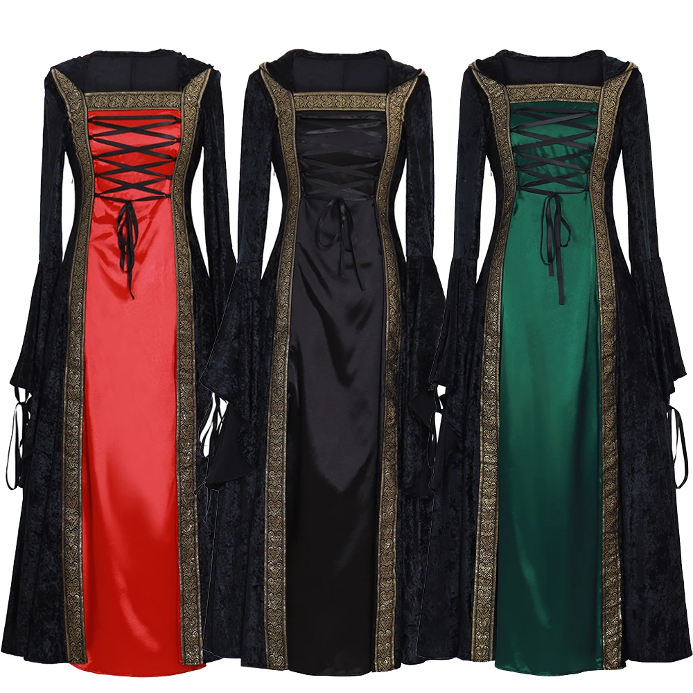 Черное красное зеленое средневековое эпохи Возрождения готическое