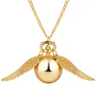 Кварцевые карманные часы в форме шара, детские часы с ожерельем, милые часы с подвеской и цепочкой для свитера, подарок для мальчиков и девочек