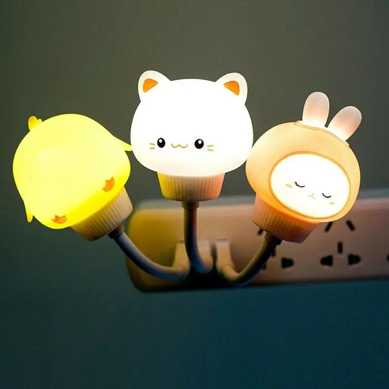 Ночник милый медведь "Медведь" "Кролик" &quotUSB светодиодный Ночной