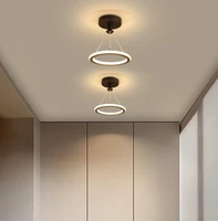 new design led chandeliers for aisle bedroom corridor living room stairway villa bistro indoor home decorative lighting fixtures