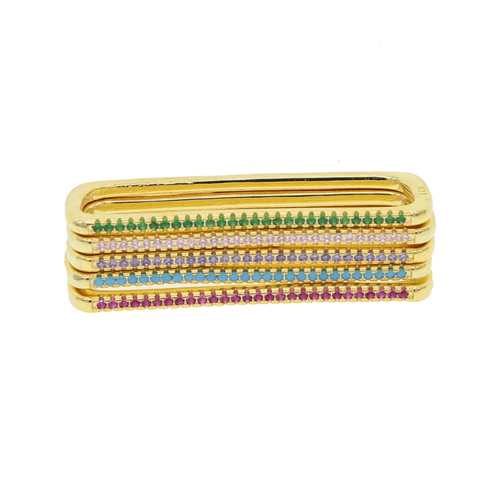 Женские серьги каффы без пирсинга Ювелирное Украшение для ушей с фианитами 1