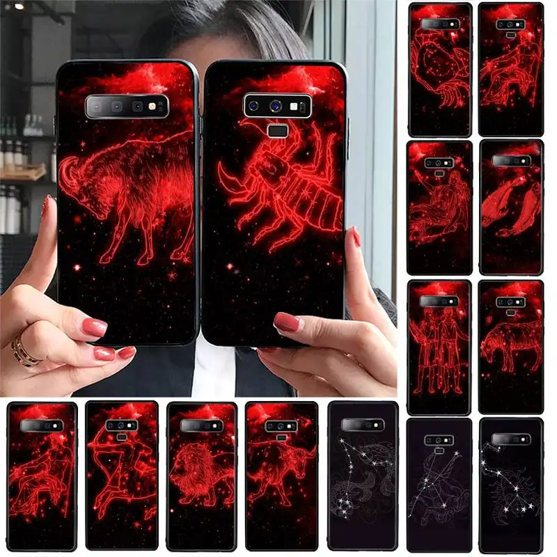 

YNDFCNB constellation Zodiac Signs Phone Case For Samsung Galaxy S20 S10 Plus S10E S5 S6 S7edge S8 S9 S9Plus S10lite 2020
