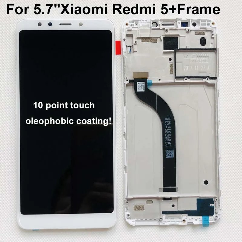 5 7 для Xiaomi Redmi ЖК дисплей + сенсорная панель дигитайзер с рамкой xiaomi redmi5