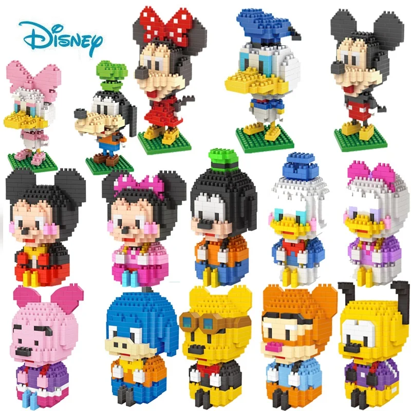 Конструктор Микки и Минни Стич Disney модель сделай сам фигурка развивающая