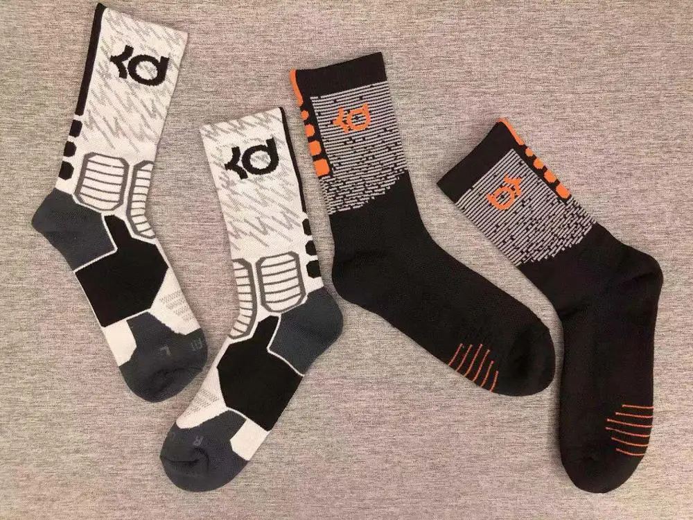 Носки для взрослых размер до середины голени Кевин Дюрант большой баскетбольный