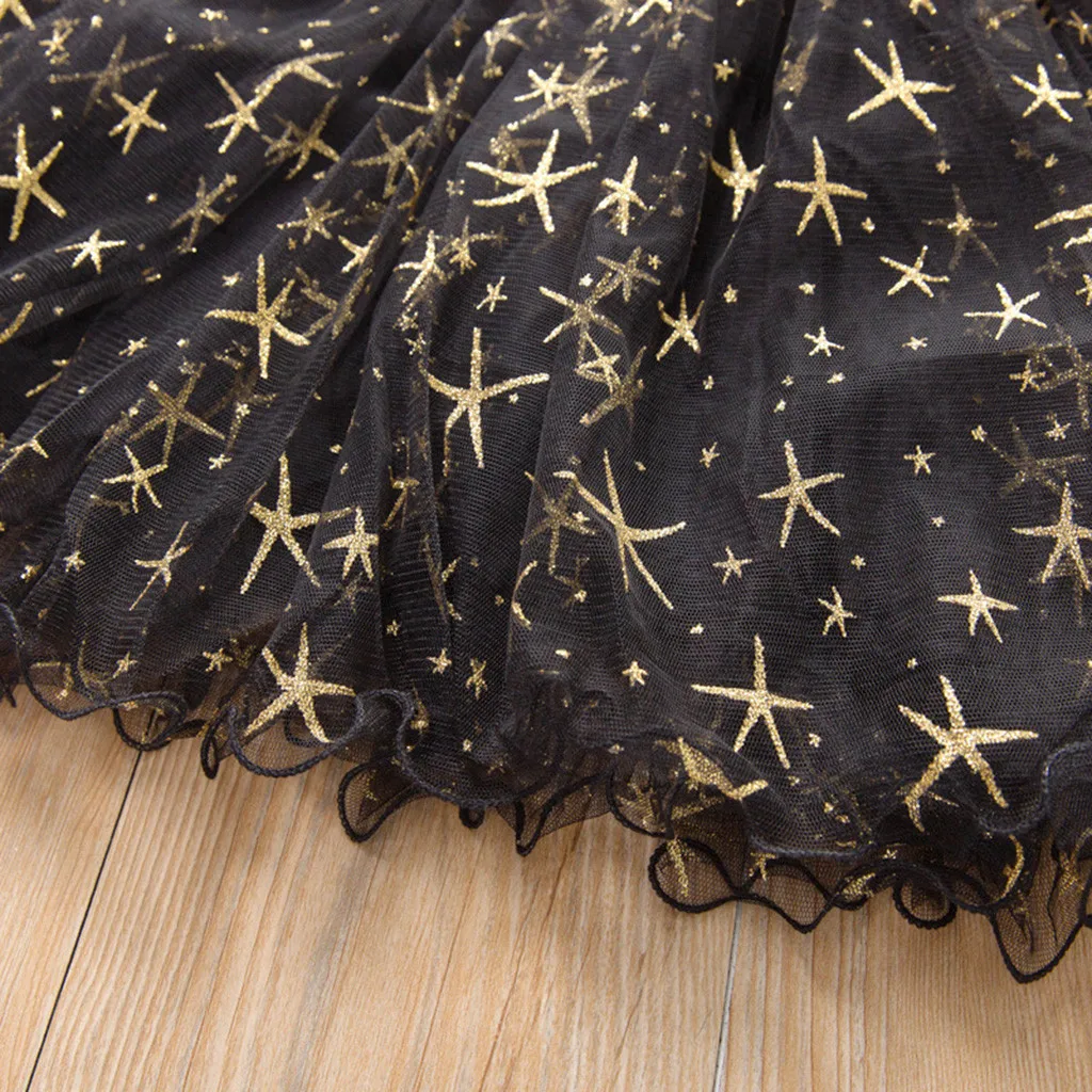 Детское фатиновое платье с длинным рукавом на бретельках | Мать и ребенок