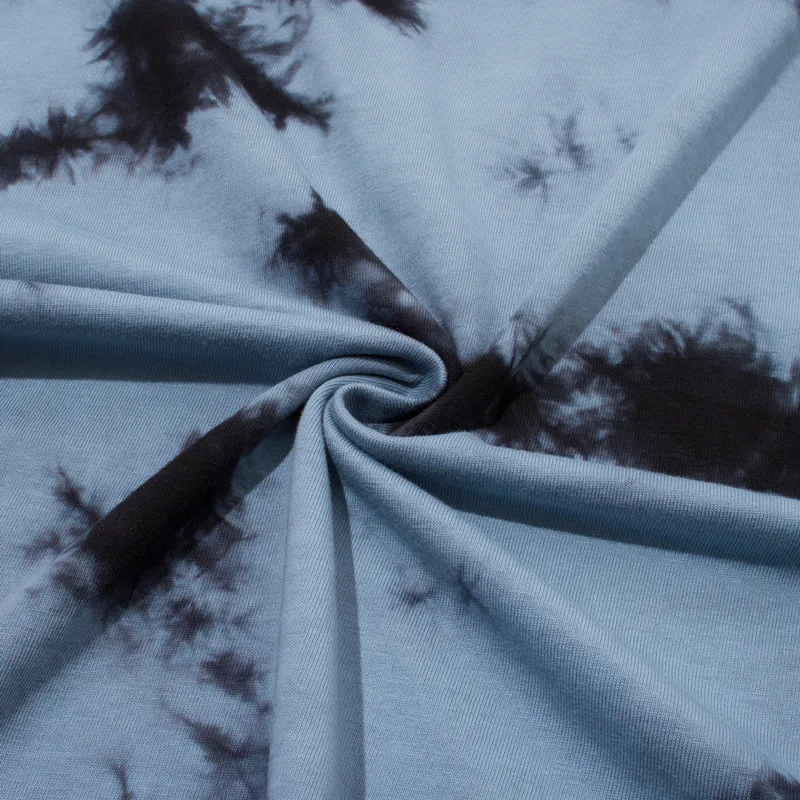 

2021 Summer Men's and Women's New inspired Irregular Tie-Dye Short-Sleeved Lazy High Street Fashion T-shirt Can be Customized