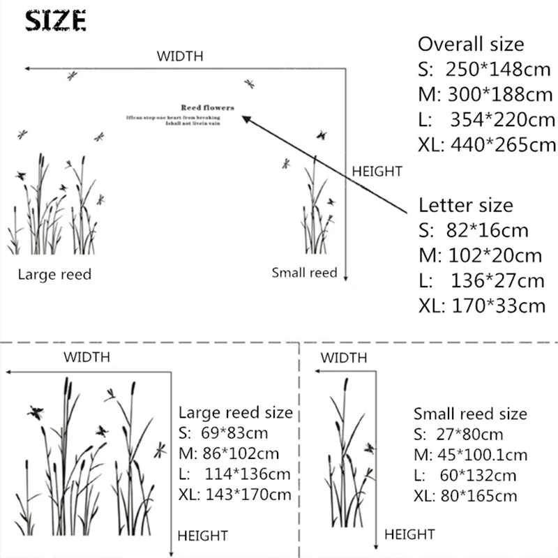 Современный простой настенный Стикеры ТВ фон декора трава Стрекоза декоративный