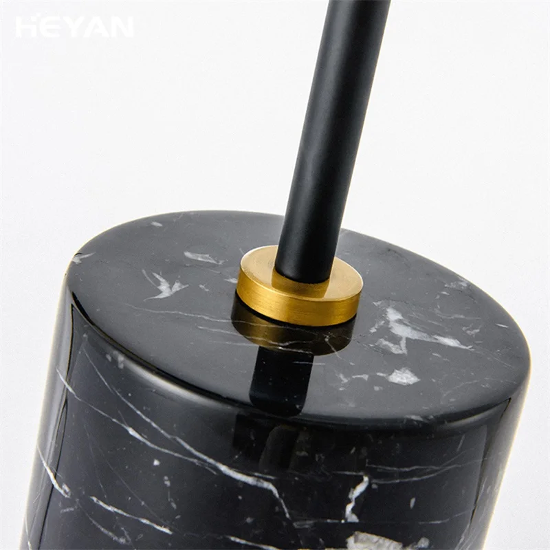 Настольная лампа WPD современный дизайн роскошный черный Настольный светильник