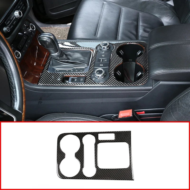 Наклейка 3D из углеродного волокна для Volkswagen Touareg 2011-2018 Rea центральная консоль