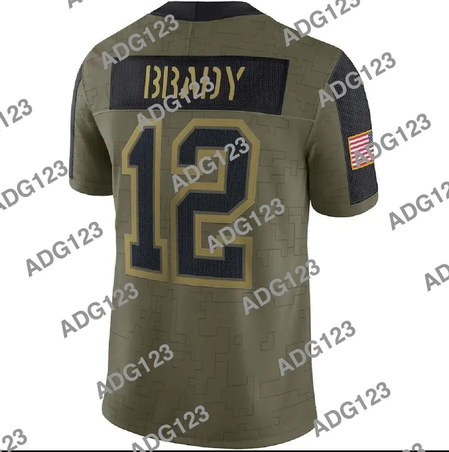 

embroidery Tampa Bay Men Tom Brady 2021 Salute To Service Limited Jersey