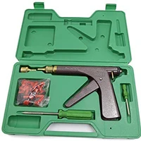 car wheel vacuum tire repair tool kit vacuum tire repair gun kit with mushroom plug