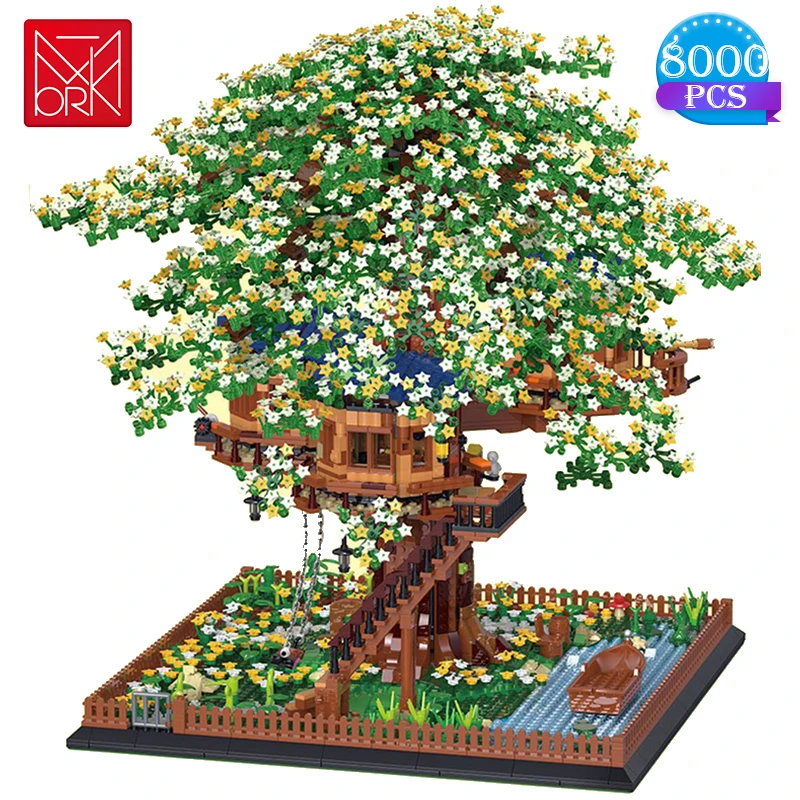 8000 шт. создатель идеи дизайна строительные блоки звездное небо светящееся дерево