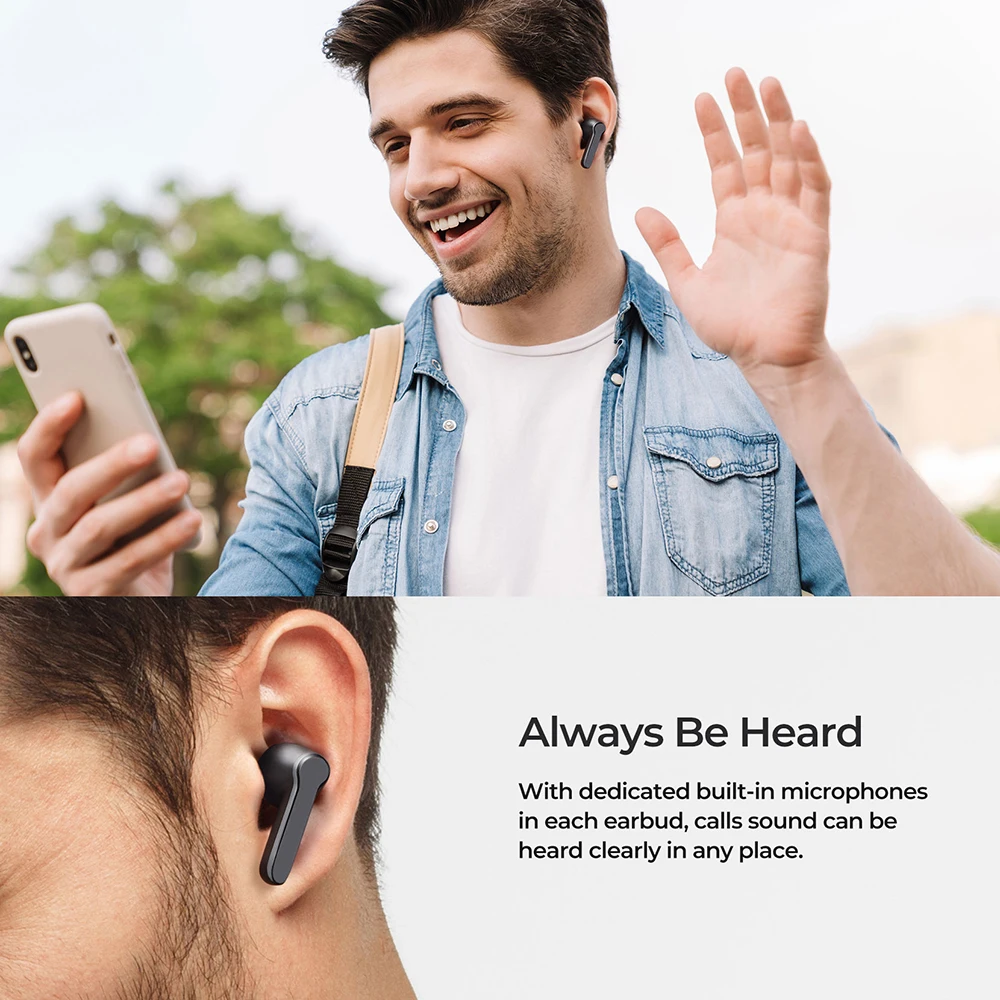 Mpow мбитс S Наушники вкладыши TWS Bluetooth наушники True Беспроводной с CVC8.0 Шум Cancellng