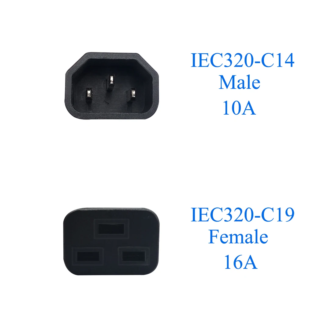 JORINDO PDU PSU APC UPS IEC C14 переходник папа к C19 адаптер штепсельная вилка компьютер номер