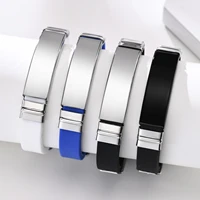 men%e2%80%99s bracelet stainless steel silicone bracelet unisex both men and women can wear resin silicone mold