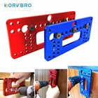 Сверлильный локатор, деревообрабатывающий карманный набор из алюминиевого сплава, дверная ручка wWrdrobe, высокоточная направляющая позиционирования перфорации