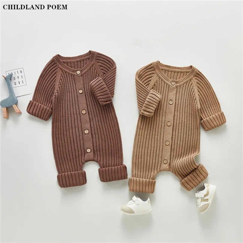 

Baby Knitted Clothes Newborn Spring Winter Baby Girls Boys Romper Clothes Infant Toddler Boy Jumpsuit Baby Romper Jumsuits