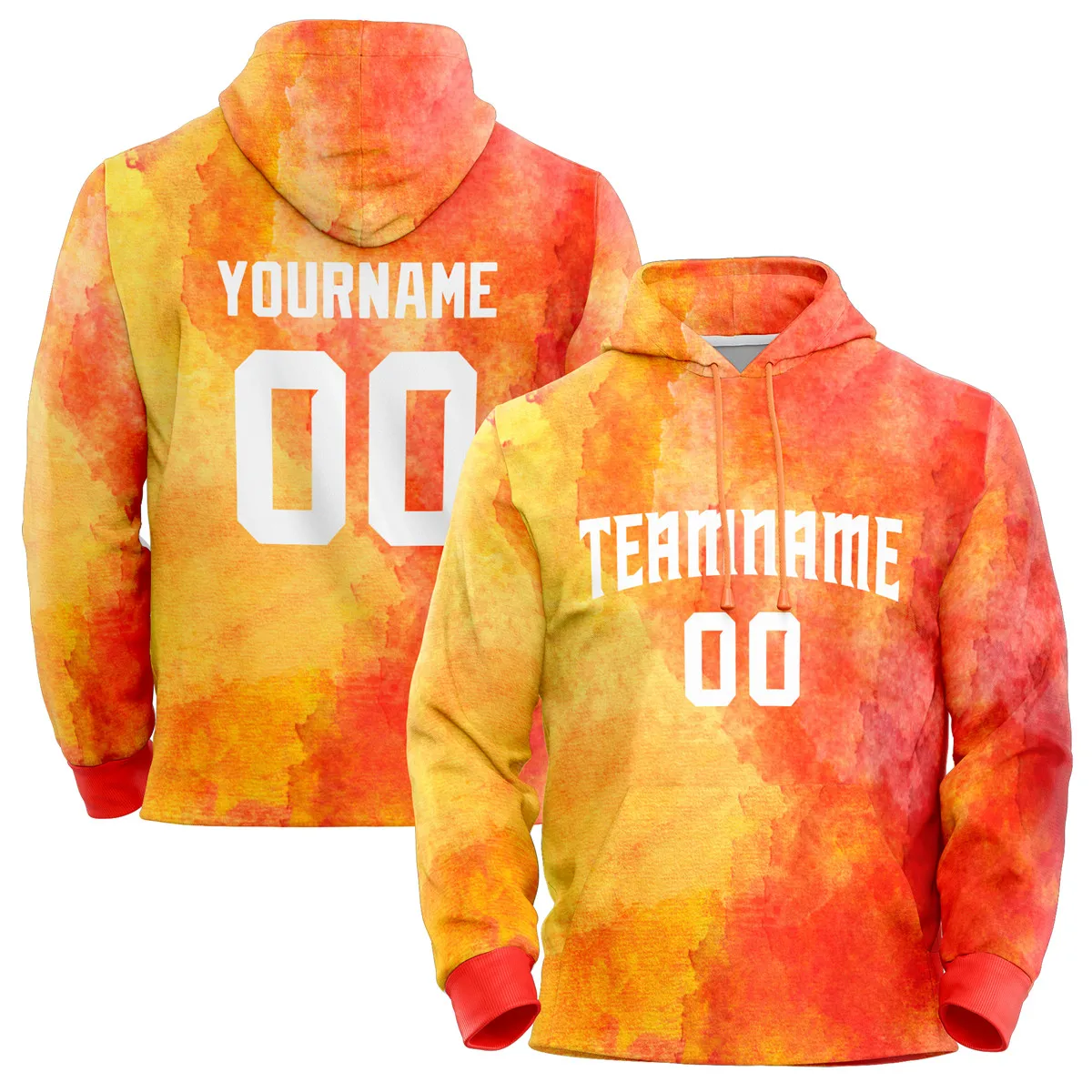 Custom Hooded Sweatshirts Personalized Print Your Name/Number Pullover Awesome Washable Soft Hoodie with Pocket for Men/Kid Fall